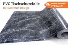 Telo Copritavolo Tovaglia PVC Foglio 90 cm Larghezza Motivo Marmo 1,7 mm