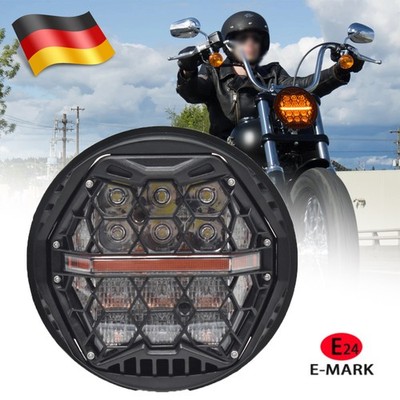 E24 E-Zulassung 5,75 Zoll LED Scheinwerfer Für Harley Dyna Low Rider Street Bob