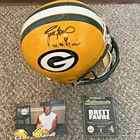 Brett Favre Autographed #19/25 Green Bay Packers Helmet w/Holo, COA,  and Photo