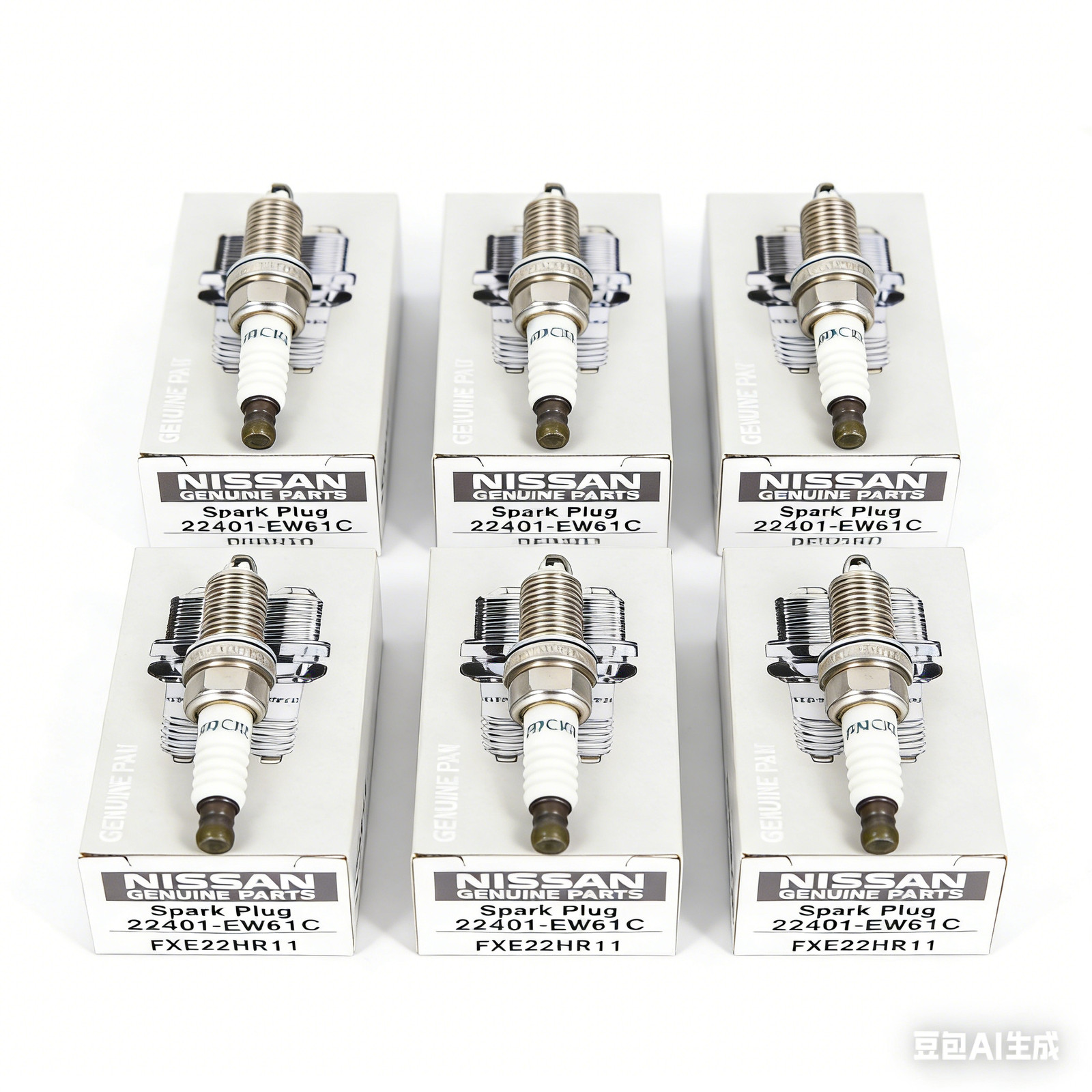 6PCS Denso 22401-EW61C Dual-Iridium Spark Plugs for Nissan Infiniti FXE22HR11