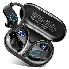 Wireless Earbuds 120hrs Bluetooth 6.1 Headphone Sport, 2026 Gloss Black