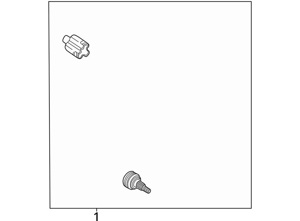 KIT DE EJE DE INTRIGA PONTIAC BUICK GRAND PRIX 1997-1999 FRT WHL DRV 26054707 NUEVO Foto 3 de 3