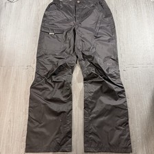 Helly Hansen Helly Tech Rain Pants Men's M Black Packable Mesh Lined Waterproof