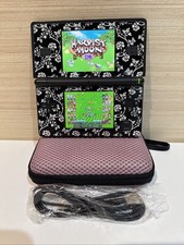 Nintendo DS Lite Black Handheld System with Harvest Moon DS, Case & Charger