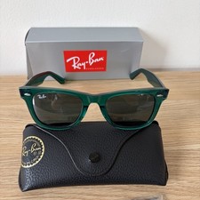 Ray Ban Wayfarer Transparent Grey/Grey Lenses Sunglasses RB2140 50MM WayfarerCLB