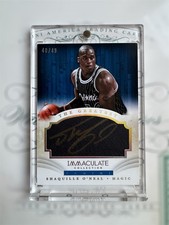 2013 IMMACULATE The Greatest /49 SHAQUILLE O'NEAL  AUTO MINT CONDITION!!! RARE!!