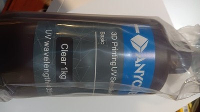 UV-empfindliches Harz AnyCubic 3D-Druck 1 kg, klar, UV-Wellenlänge 405 nm