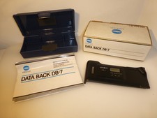 MINOLTA DATA BACK DB-7 , BOXED in FULL WORKING ORDER for the DYNAX 7000i