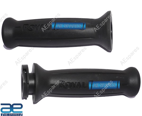 Lenkergriffset Schwarz FüR Royal Enfield Interceptor GT Super Meteor 650 @Uk-image