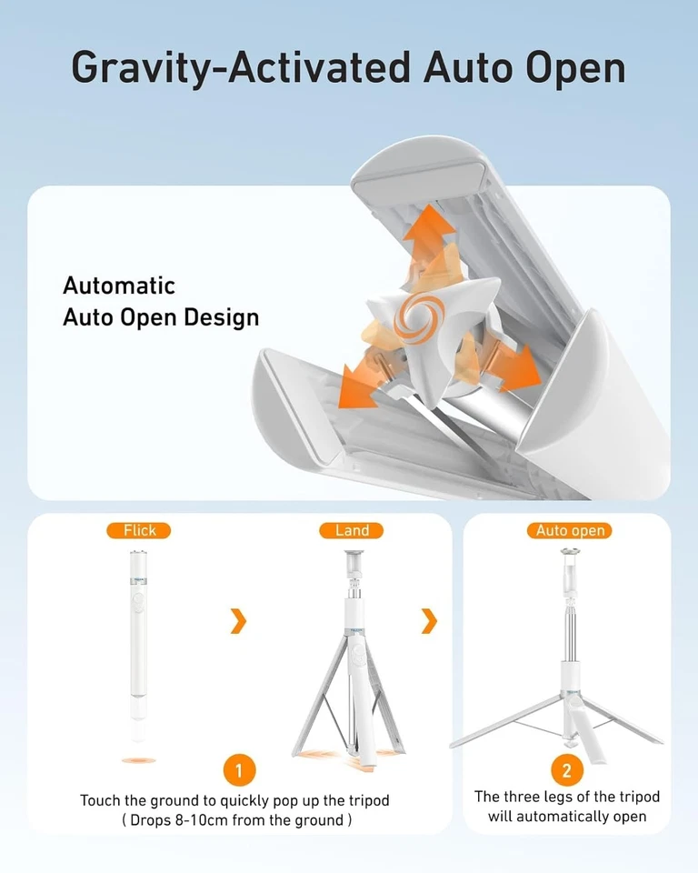 TikTok Tripod with Remote Control, 360° Rotation Phone Stand - Image 4 of 4