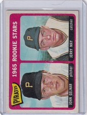 1965 Topps Baseball #143 Pirates Rookies - John Gelnar / Jerry May RC