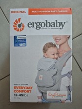 Ergobaby Original Marsupio Neonato Ergonomico, Grigio (Galaxy), da 5.5 a 20 kg