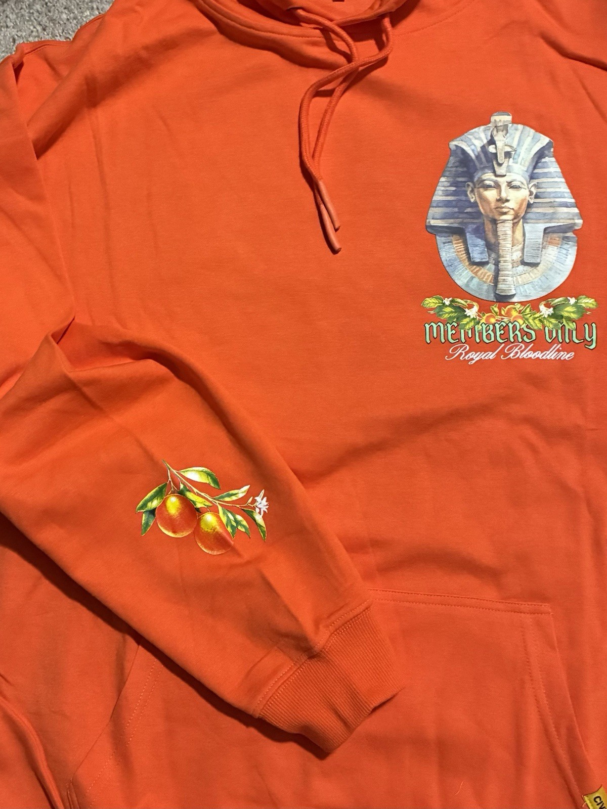 Civilized Members Only Hoodie, Size 3x, Orange, Brand New With Tags image 3