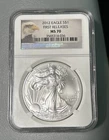2012 American Silver Eagle $1 NGC MS70, First Releases