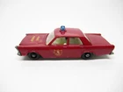 MATCHBOX LESNEY #55/59 FORD GALAXIE FIRE CHIEF MINT MINUS