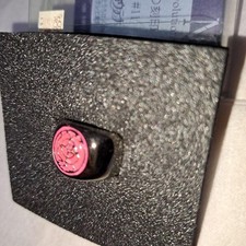Revolutionary Girl Utena Black Rose Engraved Ring No. 11 Official Collectible