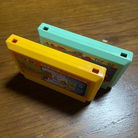 Lot 2 Solomon's Key 1 2 Good Used Game Cartridge Famicom FC Retro Rare Japan