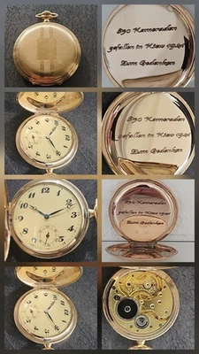 Savonette-Taschenuhr Pocket Watch "850 Kameraden gefallen in Kiew 1941"  - Spz-8 - Bild 1 von 4