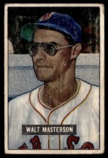 1951 Bowman Walt Masterson Boston Red Sox #307