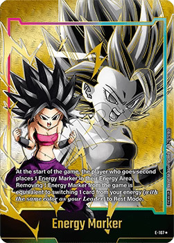 Dragon Ball Energy Marker (E-107) (V.2) FWE Token Englisch NM Foil