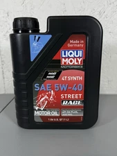 LIQUI MOLY MOTORBIKE 4T SYNTH 5W-40 STREET RACE 1 LITER