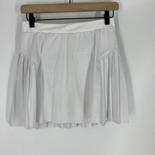 Spanx Skirt Size Medium White Get Moving Skort Tennis Pickleball Athletic Golf