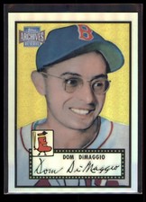 2001 Topps Archives Reserve Dom DiMaggio #20 Refractor