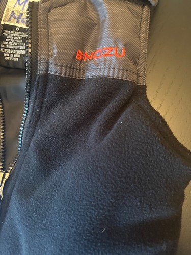 Snozu Kids Insulated Snow Bib Overalls Size 6 Black & Gray Winter - Picture 4 of 10
