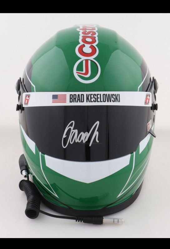 Brad Keselowski Signed NASCAR Helmet Signed W COA New In the Box.