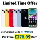 Apple iPhone 14 128GB Unlocked iOS Smartphone 100% Battery Health All Colors A++