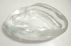 BLENKO CLEAR ART GLASS ASHTRAY TRINKET DISH BOWL, FREE SHIPPING