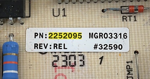 Whirlpool Kühlschrank Steuerplatine - Teil # W10823805 | 2252095 - Bild 3 von 12