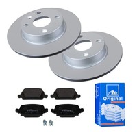 Ate Bremsscheiben Ø240Mm + BremsbelÄGe Hinten FÜR Opel Tigra Twintop X04