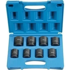 Grey Pneumatic 8134M 3/4" Drive 8pc Metric Socket Set with Case