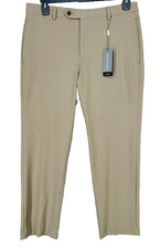 Michael Kors Dress Pants Mens Size 33x30 Tan Marvin Classic Fit Performance FLAW