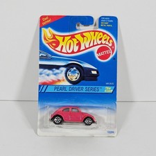 Hot Wheels Pearl Driver Series VW Bug Pink 1994 Collector 293 Mattel 13280