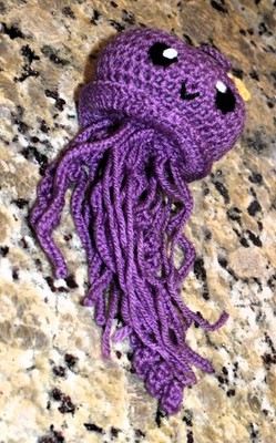 Crochet Purple Octopus - Handmade