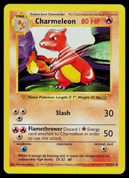 Charmeleon 24/102 Base Set Shadowless Uncommon
