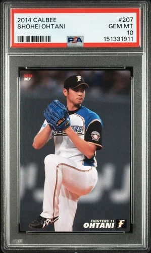 2014 CALBEE 207 SHOHEI OHTANI PSA 10
