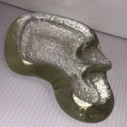 BLENKO Textured GLASS AMOEBA Bowl Free Form MCM ASHTRAY VTG Eames 50-60s/230e
