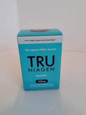 Tru Niagen Nicotinamide Riboside (NR) 300mg, 30 caps Exp 3/2028