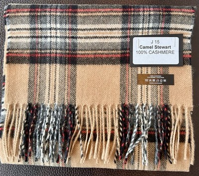 100% Kaschmir Schal - Made in Scotland - Tartan