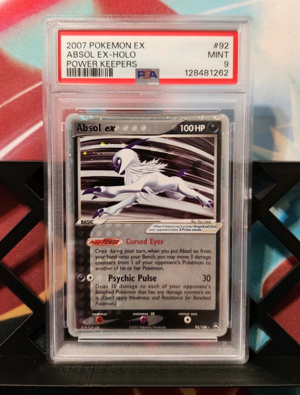 Absol EX 92/108 Power Keepers Holo Pokemon Psa 9