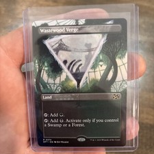 Wastewood Verge (Borderless) Aetherdrift, Non-Foil, Rare, Land