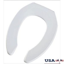 Heavy Duty Commercial Toilet Seat Open Front STA-TITE Fastening System Plastic