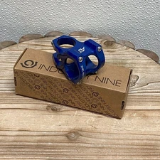 Industry Nine A35 Stem - Blue, 40mm, 35mm Clamp, 8°, 1 1/8", Aluminum MUSA