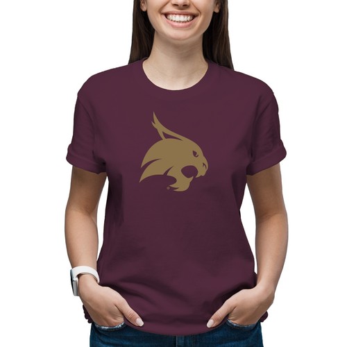 Texas State Bobcats Primary Logo T-Shirt - weinrot - Bild 4 von 6