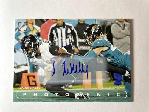 2024 Panini Photogenic NFL AUTO Isaiah Likely Ravens