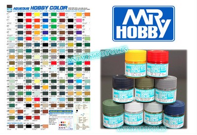 Mr hobby таблица. краски mr. краска gunze sangyo mr. таблица красок mr hobby. палитра красок mr.