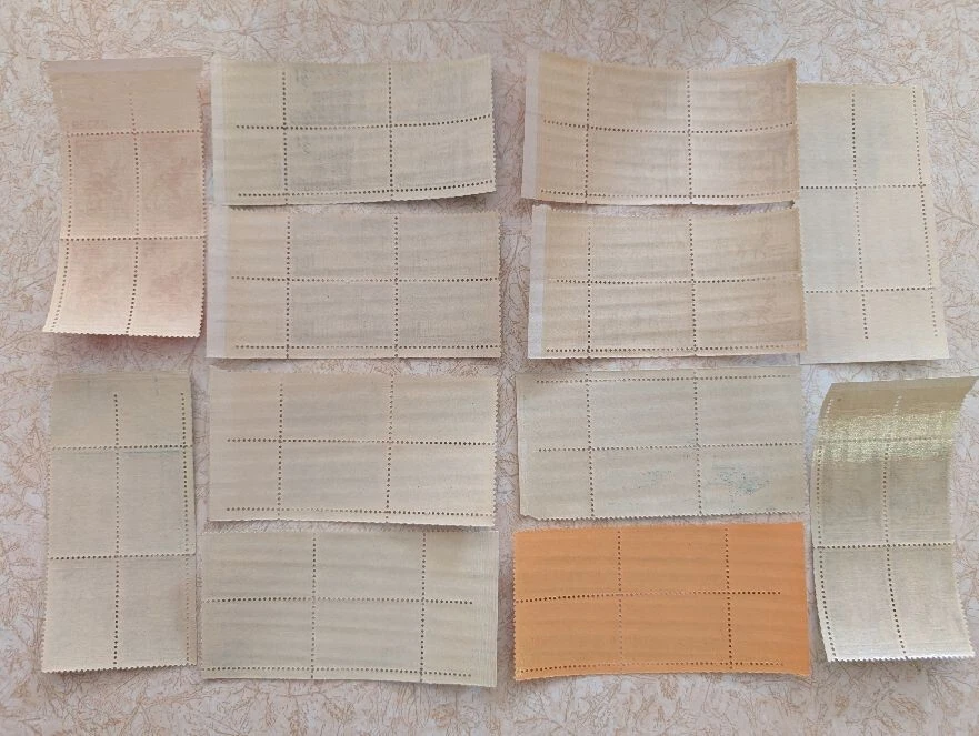 1956 US Plate Block Lot  Scott# 1073-74, 1076-1085 MNH OG - Image 2 of 2